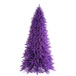  Vickerman 6.5 Purple Ashley Spruce Pre lit Christmas Tree 