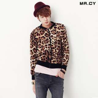 Mens Japan new style fashion Leopard print jacket  