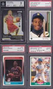 HUGE AUTO JERSEY ROOKIE/RC SPORTS CARD COLLECTION/LOT GRADED PSA/BGS 