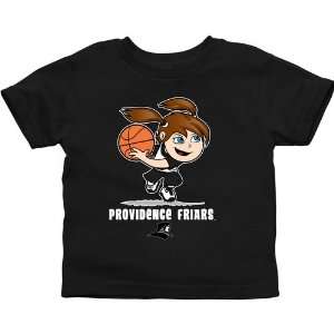  Providence Friars Toddler Girls Basketball T Shirt   Black 