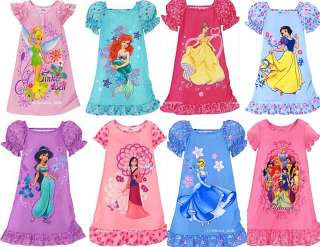 Disney All Princess Nightgown Nightshirt Princesses Pocahontas  