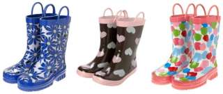 NWT Gymboree Kitty Glamour Flower Showers Burst of Spring Rain Boots 
