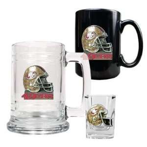 Great American Products GTMS20 4 NFL 15oz Tankard, 15oz Ceramic Mug 