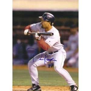 Autographed Dave Roberts Picture   Boston Red Sox8x10  