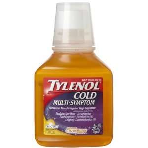 Tylenol Cold Multi Symptom Daytime Non Drowsy Liquid CitrusBurst 8 oz 