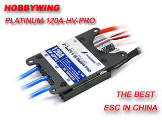 Hobbywing Platinum 120A HV PRO Brushless ESC T rex 600  