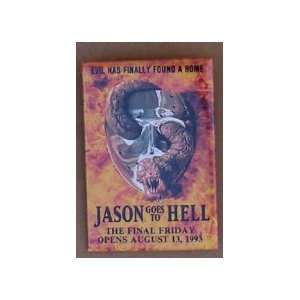  Jason Goes To Hell Movie Promo Button 