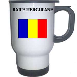  Romania   BAILE HERCULANE White Stainless Steel Mug 