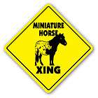 miniature horse crossing sign xing gift novelty pony bit saddle