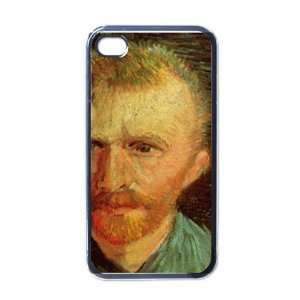  Self Portrait G By Vincent Van Gogh Black Iphone 4 