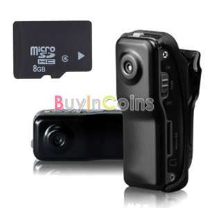 Mini DV Camcorder DVR Video Camera Spy Webcam MD80 with TF 8GB Card SD 