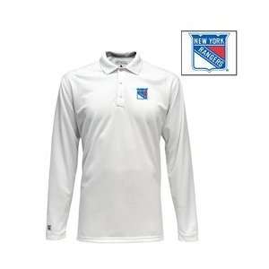  Antigua New York Rangers Victor Long Sleeve Polo Shirt 