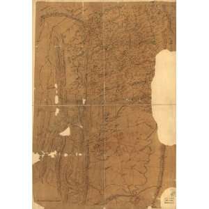  Civil War Map Map of the lower Shenandoah Valley, Virginia 