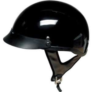 Gloss Black DOT motorcycle helmet Automotive