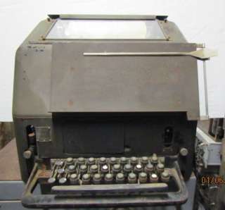 Military Teletypewriter Model 15 w/Keyboard  