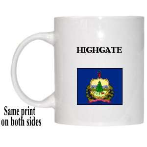    US State Flag   HIGHGATE, Vermont (VT) Mug 