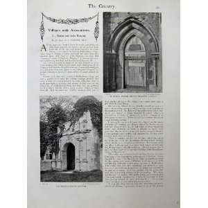  1902 Hillersden Porch Elstow Church Moot Hall Bunyan