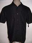 Hollywood Mr Hollywood black SS button Shirt 40 NWT  