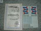 Microscale HO decals 87 100 Amtrak Pass Locos Phase I E,f,SDP 40F 