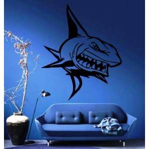  Shark Jaws Marine Monster Tribal Decor Wall Mural Vinyl 