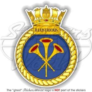 HMS ILLUSTRIOUS Badge, Emblem British Royal Navy Aircraft Carrier 4 