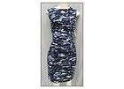 New Plus Michael Kors Azure Blue Black Cotton Belted Sheath Dress 18W 