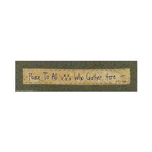  Peace To All Poster Print