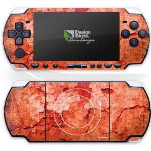  Design Skins for Sony PSP   Verwitterte Wand rot Design 