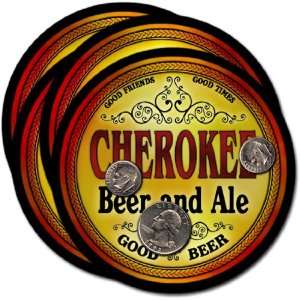  Cherokee, IA Beer & Ale Coasters   4pk 