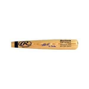  Tony Womack Autographed Rawlings Bat with Go Yankees 