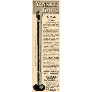  1912 Ad North Bros. Yankee Bit Push Brace Philadelphia 