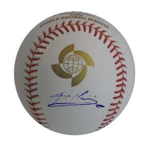  Autographed Kevin Youkilis World Baseball Classic Baseball 