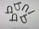 ct D shackles stainless steel for paracord bracelets metal shackle