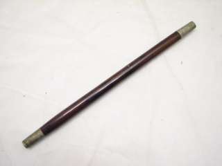 ANTIQUE ROSEWOOD FIFE FLUTE METAL FERRULES EARLY WOODEN INSTRUMENT 