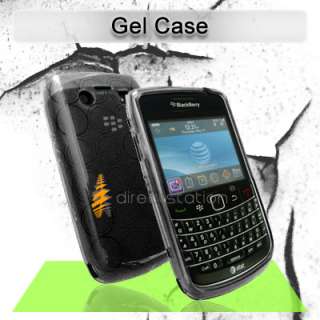 Black TPU Soft Gel Skin Case Cover Blackberry Bold 9780  