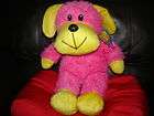 King Plush Pink/Yellow Puppy Collectable stuffed toys