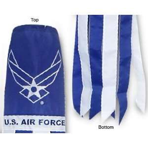  Air Force Wings Logo 40 in. Windsock Polyester Patio 