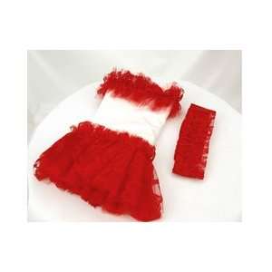  Classy Red Hot Lover Tutu with Matching Slip On Collar 