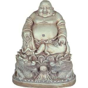  Happy Buddha on Dragon Base