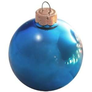  Teal Ball Ornament   2 Teal Ball Ornament