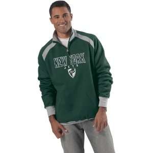  G III New York Jets Quarter Zip Sweatshirt Medium Sports 