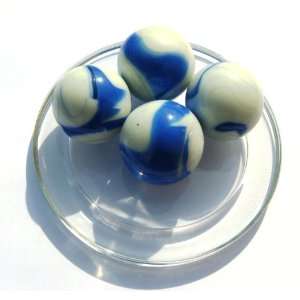  2 Big Marbles   Marble OZONE   Glass Marble diameter  35 