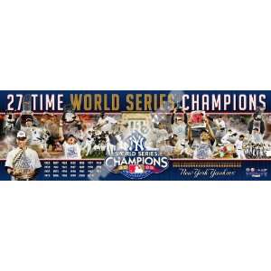  2009 New York Yankees World Series Champions Photoramic 
