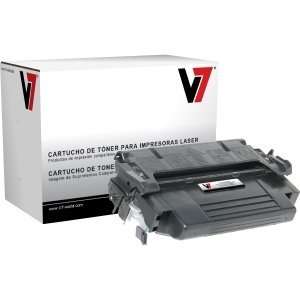  V7 Black Toner Cartridge for HP LaserJet 4, 4M, 4+, 4M+, 5, 5M, 5N 