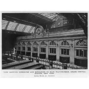    Grand Central Station,NY,Samuel Huckel Jr arch,1901