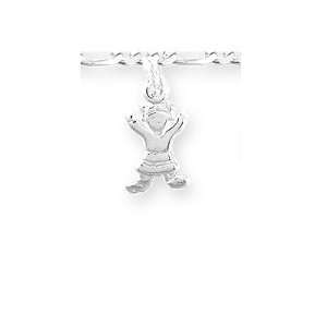  Girl with Hands Up Charm Jewelry
