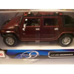   Special Edition 127 2001 Hummer H2 SUT Concept ~ Maroon Toys & Games