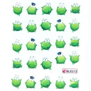   fingernail decals the hydroplaning nail stickers mung bean frog