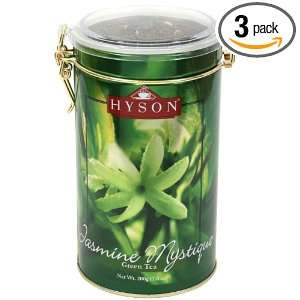 Hyson Green Tea Jasmine Mystique Metal Can, 7.05 Ounce Boxes (Pack of 