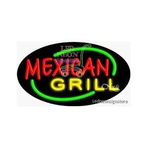 Mexican Grill Neon Sign 17 Tall x 30 Wide x 3 Deep